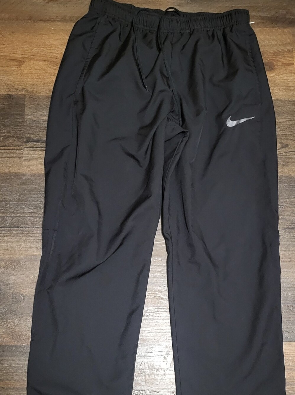 Nike Black Jogger Pants with Reflective Swoosh 30" Inseam